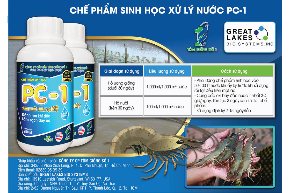 Chế Phẩm Sinh Học - Giúp Nuôi Tôm Hiệu Qủa 